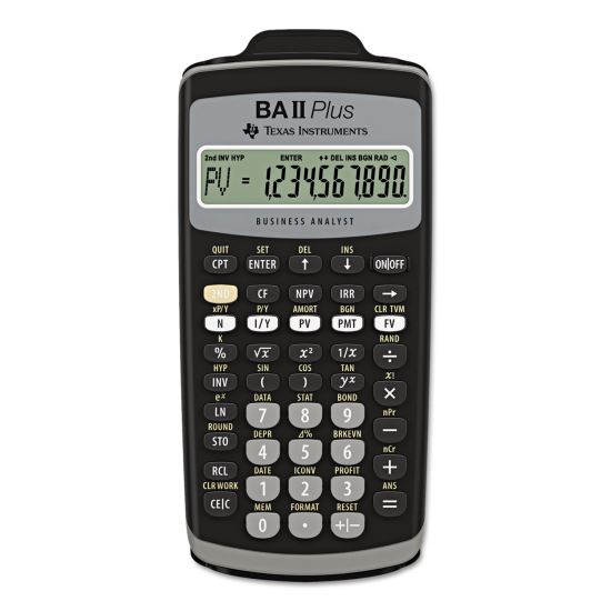 BAIIPlus Financial Calculator, 10-Digit LCD1