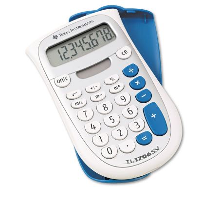 TI-1706SV Handheld Pocket Calculator, 8-Digit LCD1