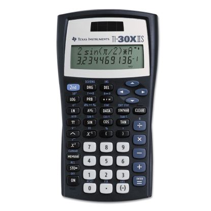 TI-30X IIS Scientific Calculator, 10-Digit LCD, Black1