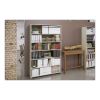 Snap-Together Six-Shelf Closed Add-On, Steel, 48w x 12d x 76h, Sand2