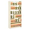 Snap-Together Steel Six-Shelf Closed Starter Set, 36w x 12d x 76h, Sand1