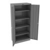 78" High Deluxe Steel Storage Cabinet, 36w x 18d x 78h, Medium Gray2