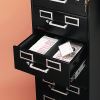 Eight-Drawer Multimedia/Card File Cabinet, Putty, 15" x 28.5" x 52"2