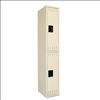 Double Tier Locker, Single Stack, 12w x 18d x 72h, Sand1