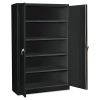 Assembled Jumbo Steel Storage Cabinet, 48w x 24d x 78h, Black2