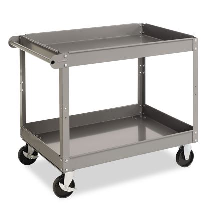 Two-Shelf Metal Cart, 24w x 36d x 32h, Gray1