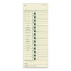 Time Clock Cards, Replacement for 10-800762, Two Sides, 3.5 x 9, 500/Box2