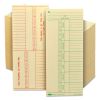Time Clock Cards, Replacement for K14-15, Two Sides, 3.38 x 8.25, 500/Box2