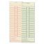 Time Clock Cards, Replacement for 10-100382/1950-9631, Two Sides, 3.5 x 10.5, 500/Box1