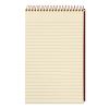 Gold Fibre Retro Wirebound Writing Pads, Medium/College Rule, Red Cover, 80 Antique Ivory 5 x 8 Sheets2