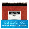 Gold Fibre Retro Wirebound Writing Pads, Wide/Legal Rule, Red Cover, 70 Antique Ivory 8.5 x 11.75 Sheets2