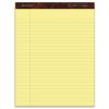 Gold Fibre Quality Writing Pads, Wide/Legal Rule, 50 Canary-Yellow 8.5 x 11.75 Sheets, Dozen1
