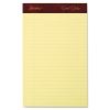 Gold Fibre Writing Pads, Narrow Rule, 50 Canary-Yellow 5 x 8 Sheets, 4/Pack1