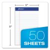 Recycled Writing Pads, Narrow Rule, Politex Green Kelsu Headband, 50 White 5 x 8 Sheets, Dozen2