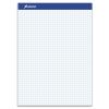 Quad Double Sheet Pad, Quadrille Rule (4 sq/in), 100 White 8.5 x 11.75 Sheets1