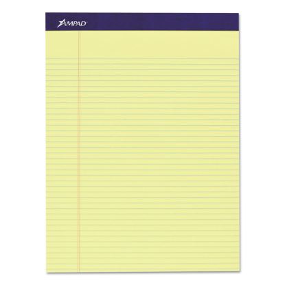 Legal Ruled Pads, Narrow Rule, 50 Canary-Yellow 8.5 x 11.75 Sheets, 4/Pack1
