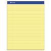 Perforated Writing Pads, Wide/Legal Rule, 50 Canary-Yellow 8.5 x 11.75 Sheets, Dozen1