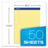 Perforated Writing Pads, Wide/Legal Rule, 50 Canary-Yellow 8.5 x 11.75 Sheets, Dozen2