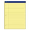 Double Sheet Pads, Medium/College Rule, 100 Canary-Yellow 8.5 x 11.75 Sheets1