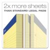 Double Sheet Pads, Medium/College Rule, 100 Canary-Yellow 8.5 x 11.75 Sheets2