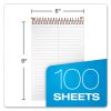 Gold Fibre Steno Pads, Gregg Rule, Designer Green/Gold Cover, 100 White 6 x 9 Sheets2