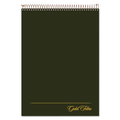 Gold Fibre Wirebound Project Notes Pad, Project-Management Format, Green Cover, 70 White 8.5 x 11.75 Sheets1