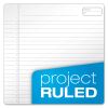 Gold Fibre Wirebound Project Notes Pad, Project-Management Format, Green Cover, 70 White 8.5 x 11.75 Sheets2