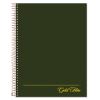 Gold Fibre Wirebound Project Notes Book, 1 Subject, Project-Management Format, Green Cover, 9.5 x 7.25, 84 Sheets1