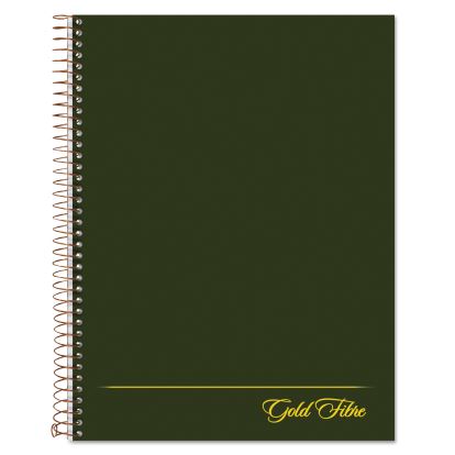 Gold Fibre Wirebound Project Notes Book, 1 Subject, Project-Management Format, Green Cover, 9.5 x 7.25, 84 Sheets1