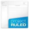 Gold Fibre Wirebound Project Notes Book, 1 Subject, Project-Management Format, Green Cover, 9.5 x 7.25, 84 Sheets2