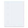 Quadrille Pads, Quadrille Rule (4 sq/in), 50 White (Heavyweight 20 lb Bond) 8.5 x 11 Sheets1