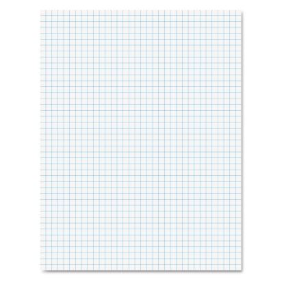 Quadrille Pads, Quadrille Rule (4 sq/in), 50 White (Heavyweight 20 lb Bond) 8.5 x 11 Sheets1