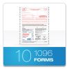 1096 Summary Transmittal Tax Forms, Two-Part Carbonless, 8 x 11, 1/Page, 10 Forms2