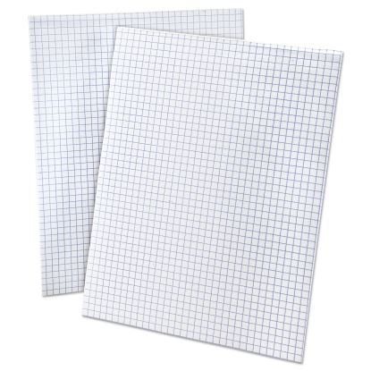 Quadrille Pads, Quadrille Rule (4 sq/in), 50 White (Standard 15 lb Bond) 8.5 x 11 Sheets1