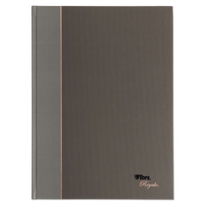 Royale Casebound Business Notebooks, 1 Subject, Medium/College Rule, Black/Gray Cover, 11.75 x 8.25, 96 Sheets1