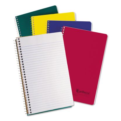 Earthwise by Oxford Recycled Small Notebooks, 3 Subject, Medium/College Rule, Randomly Assorted Covers, 9.5 x 6, 150 Sheets1