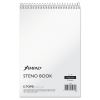 Steno Pads, Gregg Rule, Tan Cover, 70 White 6 x 9 Sheets1