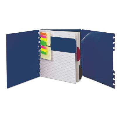 Versa Crossover Notebook, 3 Subject, Wide/Legal Rule, Navy Cover, 11 x 8.5, 60 Sheets1