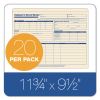 Employee Record Master File Jacket, Straight Tab, Letter Size, Manila, 20/Pack2