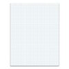 Quadrille Pads, Quadrille Rule (4 sq/in), 50 White 8.5 x 11 Sheets1