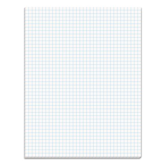 Quadrille Pads, Quadrille Rule (4 sq/in), 50 White 8.5 x 11 Sheets1