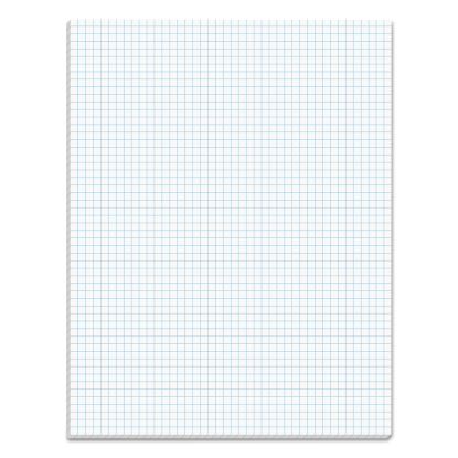 Quadrille Pads, Quadrille Rule (5 sq/in), 50 White 8.5 x 11 Sheets1