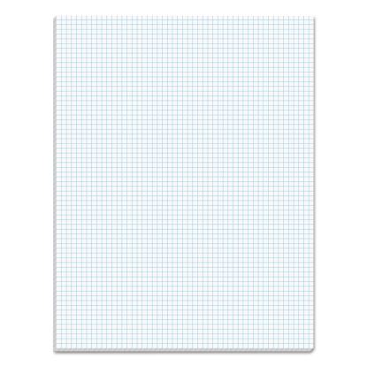 Quadrille Pads, Quadrille Rule (6 sq/in), 50 White 8.5 x 11 Sheets1