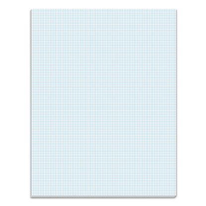 Quadrille Pads, Quadrille Rule (10 sq/in), 50 White 8.5 x 11 Sheets1