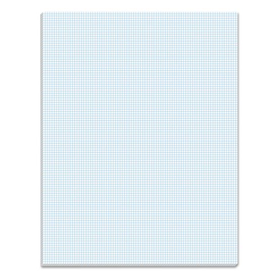 Quadrille Pads, Quadrille Rule (10 sq/in), 50 White 8.5 x 11 Sheets1