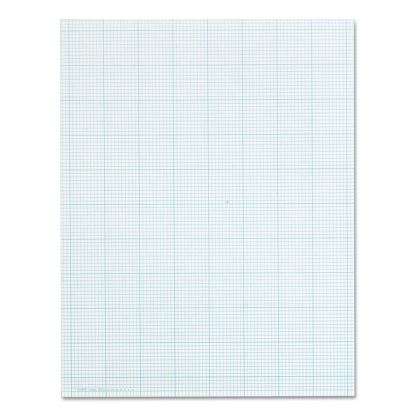 Cross Section Pads, Cross-Section Quadrille Rule (10 sq/in, 1 sq/in), 50 White 8.5 x 11 Sheets1