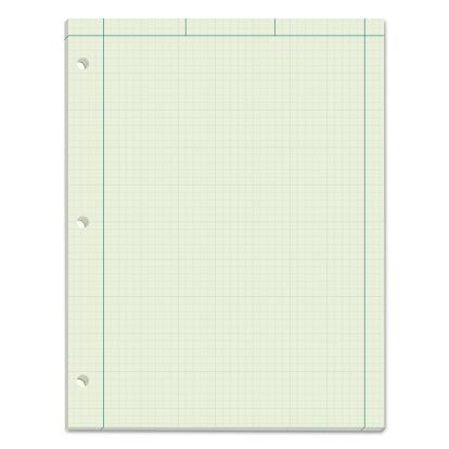 Engineering Computation Pads, Cross-Section Quad Rule (5 sq/in, 1 sq/in), Black/Green Cover, 100 Green-Tint 8.5 x 11 Sheets1