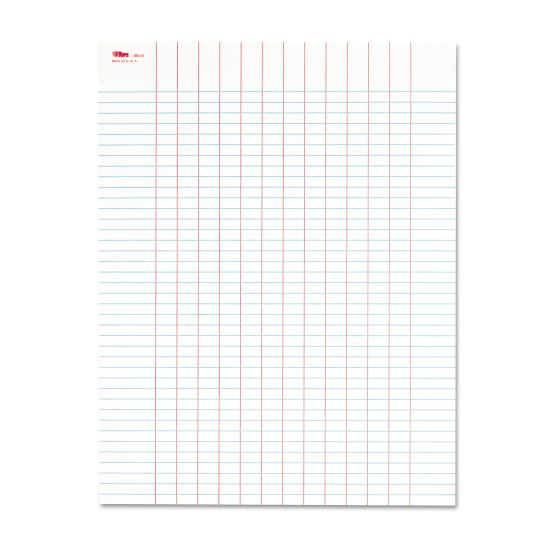 Data Pad with Plain Column Headings, Data/Lab-Record Format, 13 Columns, 50 White 8.5 x 11 Sheets1