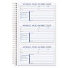 Spiralbound Message Book, Two-Part Carbonless, 2.83 x 5, 3/Page, 300 Forms1