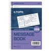 Spiralbound Message Book, Two-Part Carbonless, 2.83 x 5, 3/Page, 300 Forms2